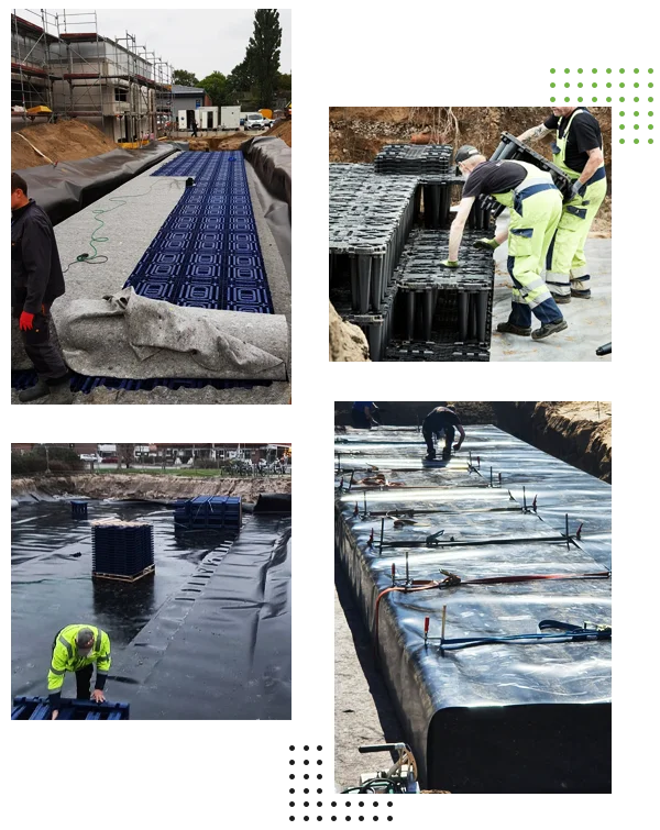 Lietaus Vandens Nuoteku Sistemu Montavimo Darbai