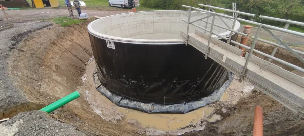 Apvalaus rezervuaro hidroizoliacija
